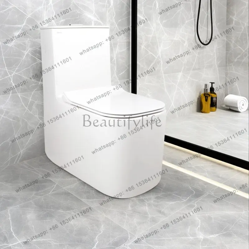 Flush toilet Household bathroom Deodorant and splash-proof ceramic toilet L17363