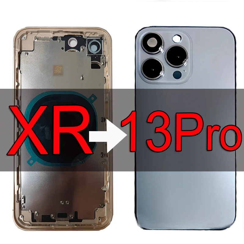 

Diy For iPhone XR housing like to 13 Pro Chassis,Covert XR to 13pro Backshell for Model A1984,A2105,A2106,A2107All Carriers