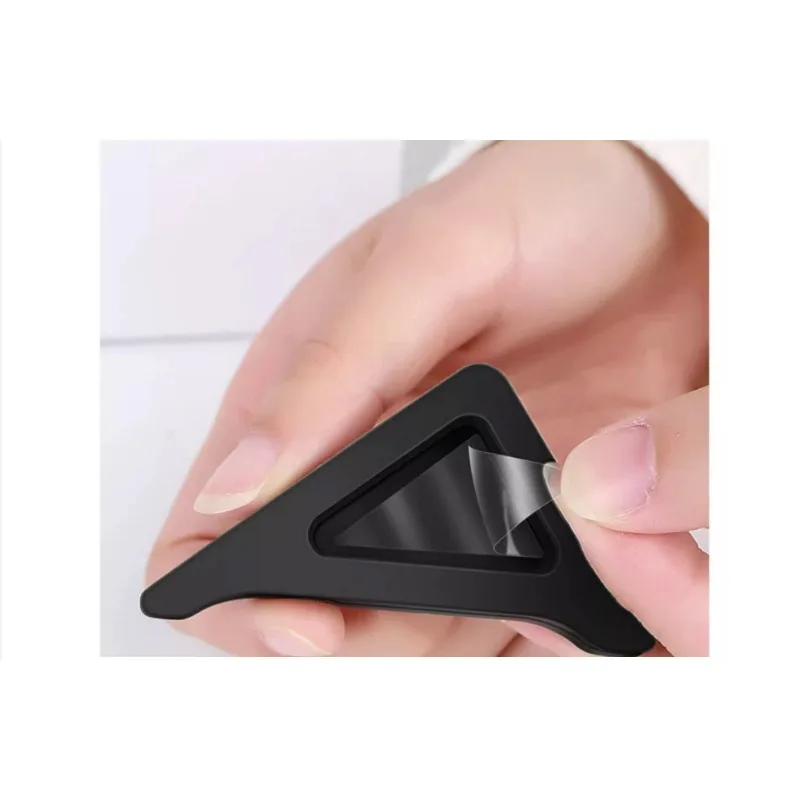 

4pcs Triangle Car Door Corner Anti-Collision Sticker Adhesive Backing Scratch Resistant Decorative Products Protection Clause CN