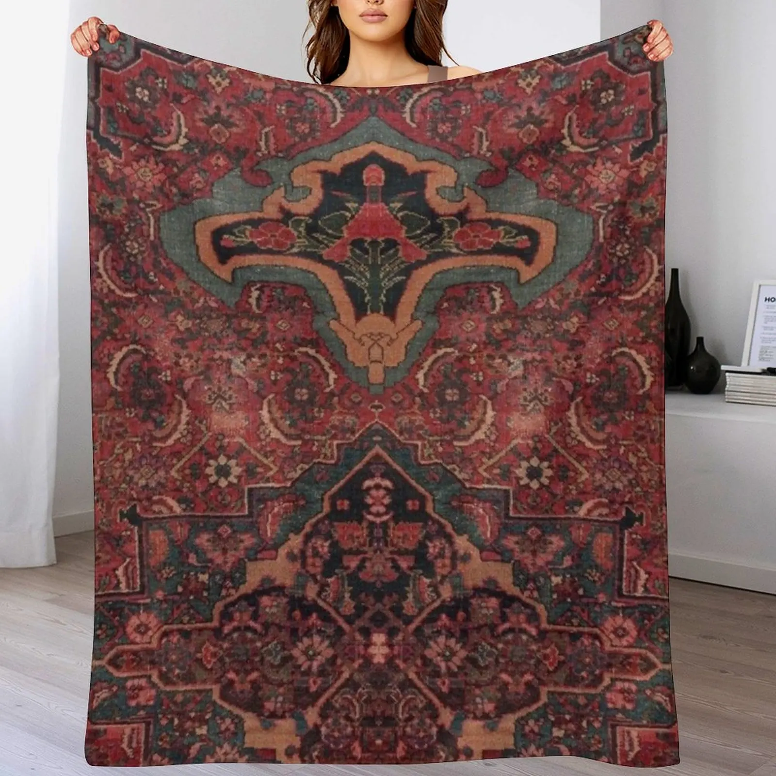 

Traditional Heritage Moroccan Design Throw Blanket Bed linens Thin Loose Decorative Sofa Blankets