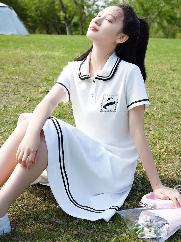 Japan Dress Women New Summer Dress For Short Sleeved Dresses Sailor Vestido Clothing 2024 New Many Styles