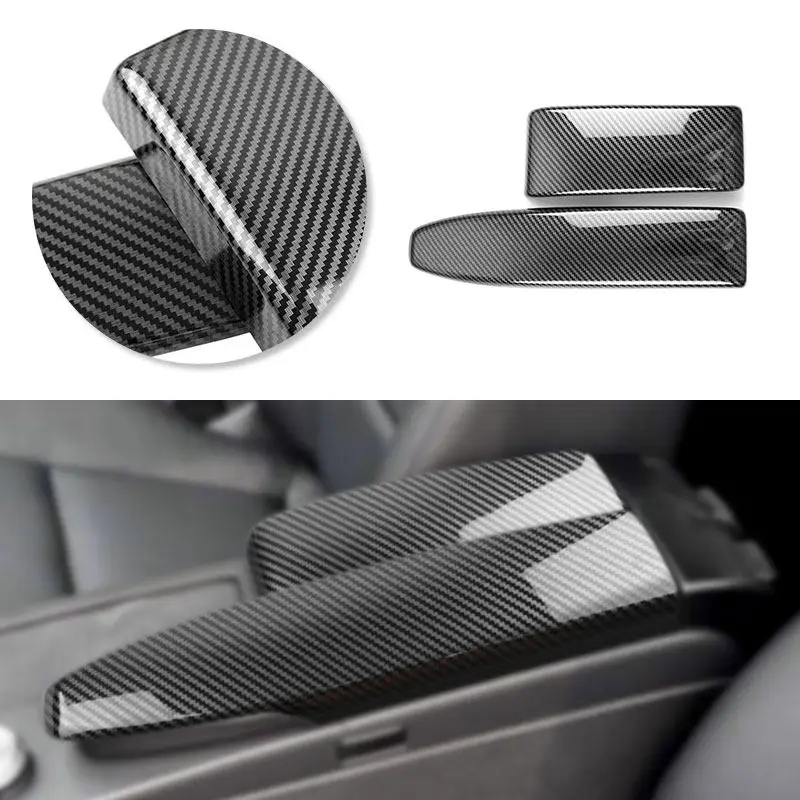 Car styling Center Control Armrest Box Trim Cover For Mercedes Benz C E GLK Class W204 W212 X204 2009 2010 2011 2012 2013 LHD