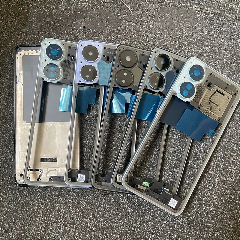 Picture 5: Middle  Frame  For Xiaomi Redmi  13C  Middle Plate Frame Front Bezel Housing Case Back Mid Plate Replacement Parts