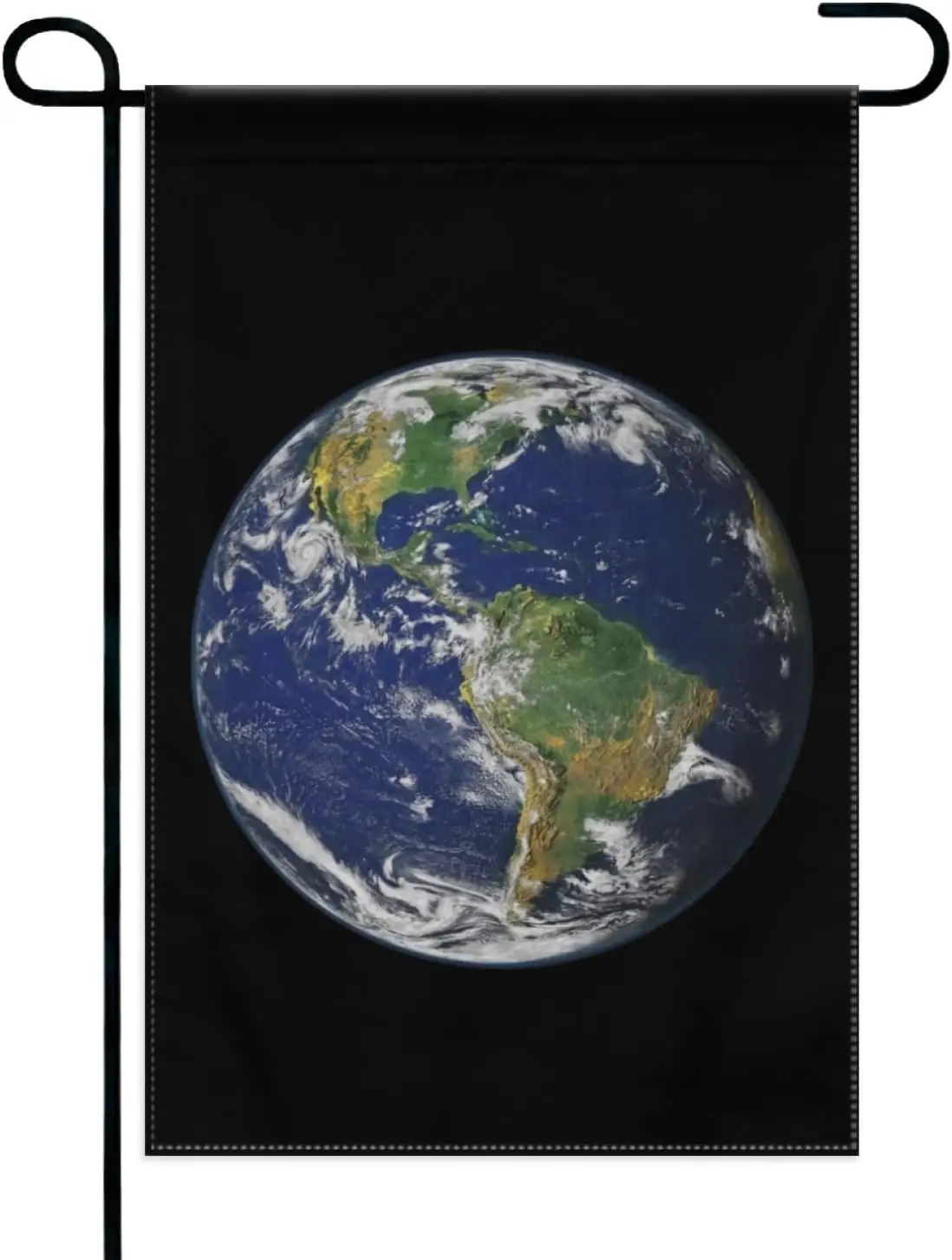Garden Flag Banner Earth Blue Planet Globe World Space 12