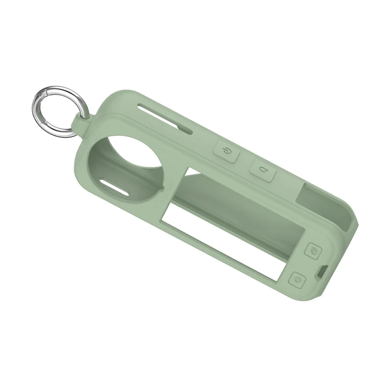 SQPP-Para Insta360 X5 Funda protectora de silicona Cubierta liviana para cámaras de acción panorámicas, verde