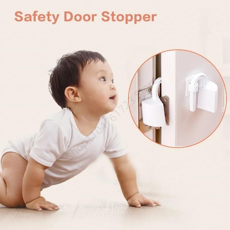 1pcs New Baby Safety Lock Anti-grip Door Stopper Anti Pinch Hand Children Security Protection Durable Finger Protector