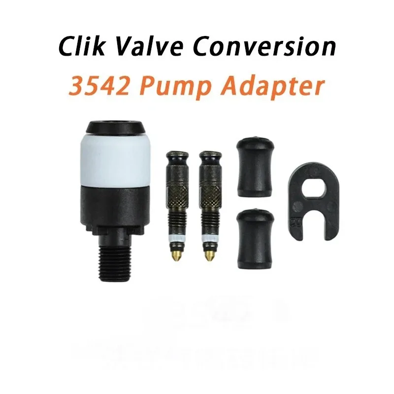 3542 Clik Valve Conversion SV To SCV Pump Adapter Compatible Conventional/Electric SV Pumps Bicycle Parts