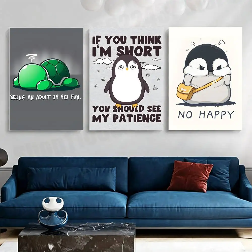 

Funny Sign Vintage Retro Poster Sticker Classic Art Painting for Home Bedroom Cafe Office Wall Decor