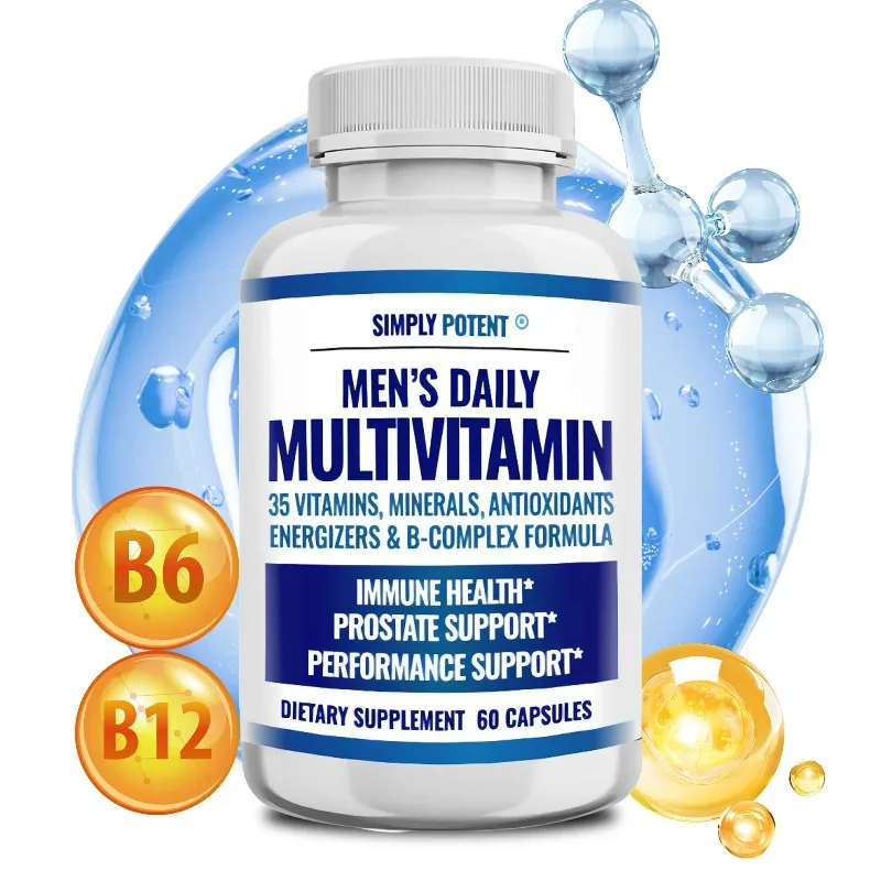 

Multivitamin Supplement for Men – Helps Support Men's Health, Promotes Heart, Brain and Eye Health, and Provides Immune Support