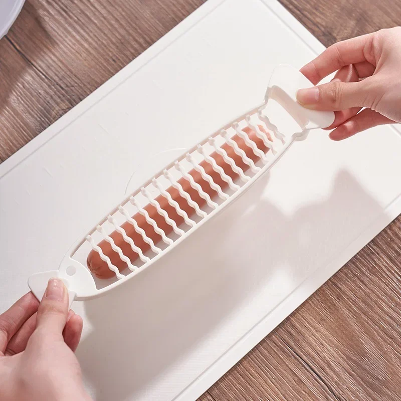 Fisch Geformt Multifunktionale Wurst Banana Slicer Welle Messer Phantasie Schneiden Französisch Frites Slicer Haushalts Cutter Praktische Werkzeuge