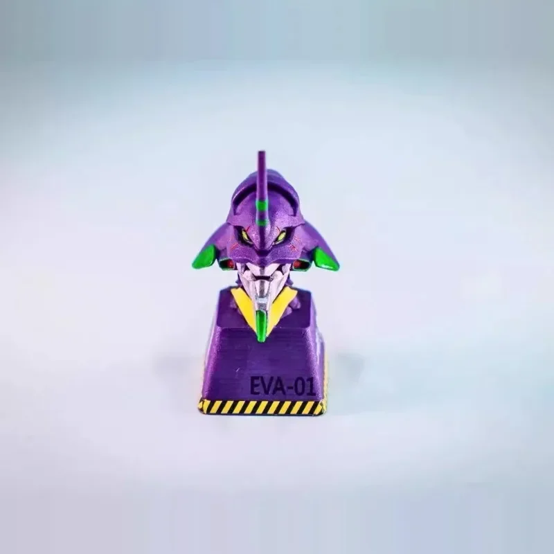 

EVANGELION Mecha Cartoon Peripheral Resin Keycaps EVA01 PROTOTYPE Electroplated Color Limited Mechanical Keyboard Decoration