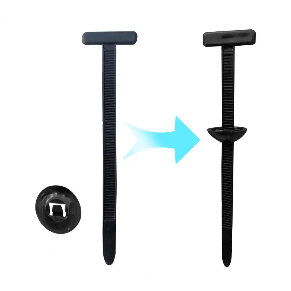 Cinghie per cavi in nylon ad alta resistenza Accessori per la protezione del rivestimento del bagagliaio Fibbie per fascette in nylon resistenti ai raggi UV per cavi di fissaggio