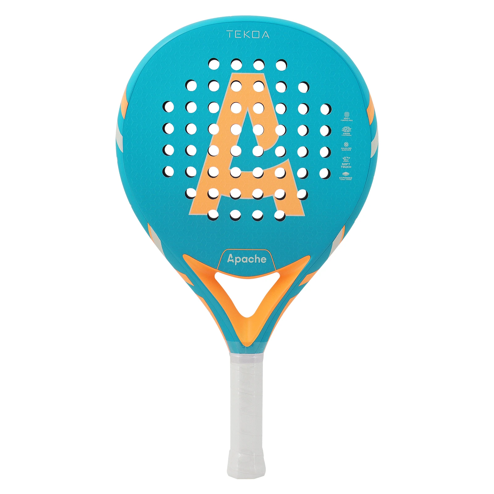 Padel Paddle Tennis Racket 3K 12K Carbon Fiber EVA Core Round Shape Power Surface for Beginner Raquette Paddle Shovel