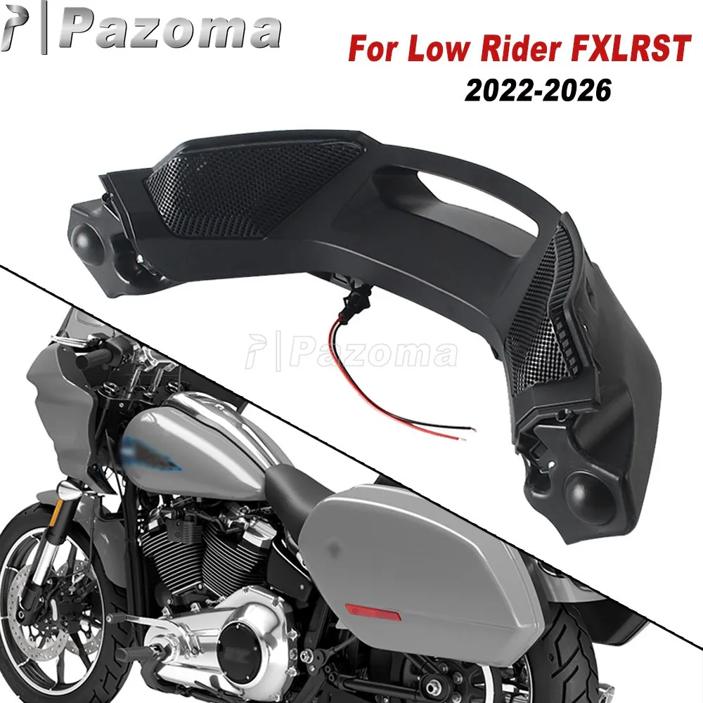Motorcycle Inner Fairing Audio Speakers Cover For Harley Softail Low Rider ST FXLRST 2022 2023 2024 2025-26 Sound System Housing
