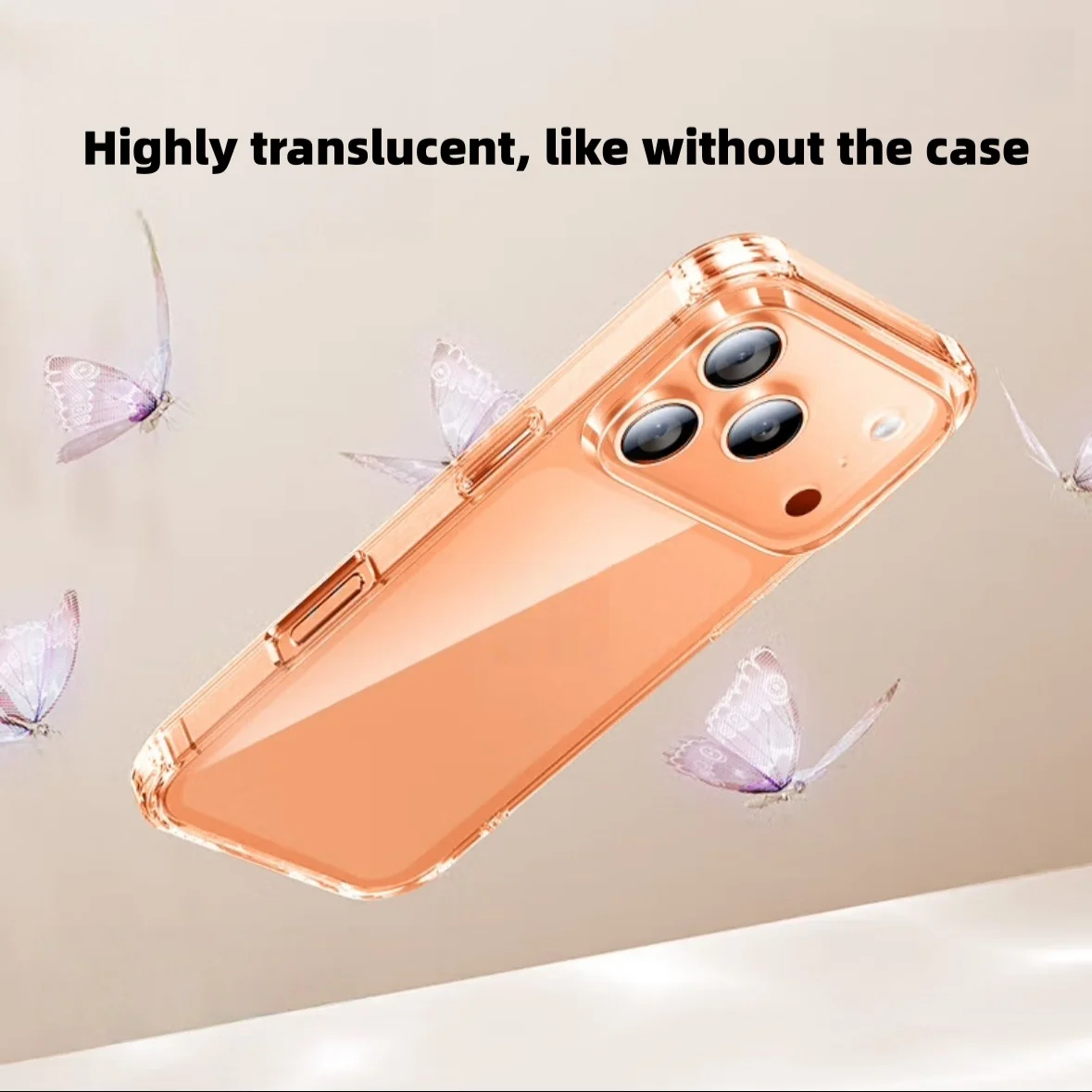 Transparente TPU-Handyhülle mit stoßfestem Schutz für iPhone 17 Pro Max/17 Pro/1 /Air/16/15/14/13/12/11 – transparent – Detail 7