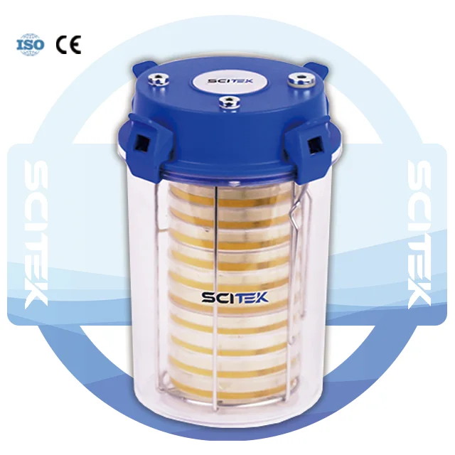 SCITEK PVC Anaerobic Jar High Temperature Resistant Heat Permeable Bioreactor Applications Laboratory Equipment