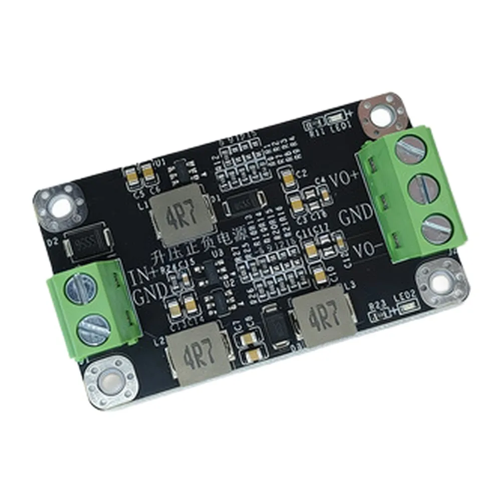 Step-up Converter DC-DC Boost Module Compact PCB Design Positive And Negative Outputs Ultra-low Ripple 30mV Black