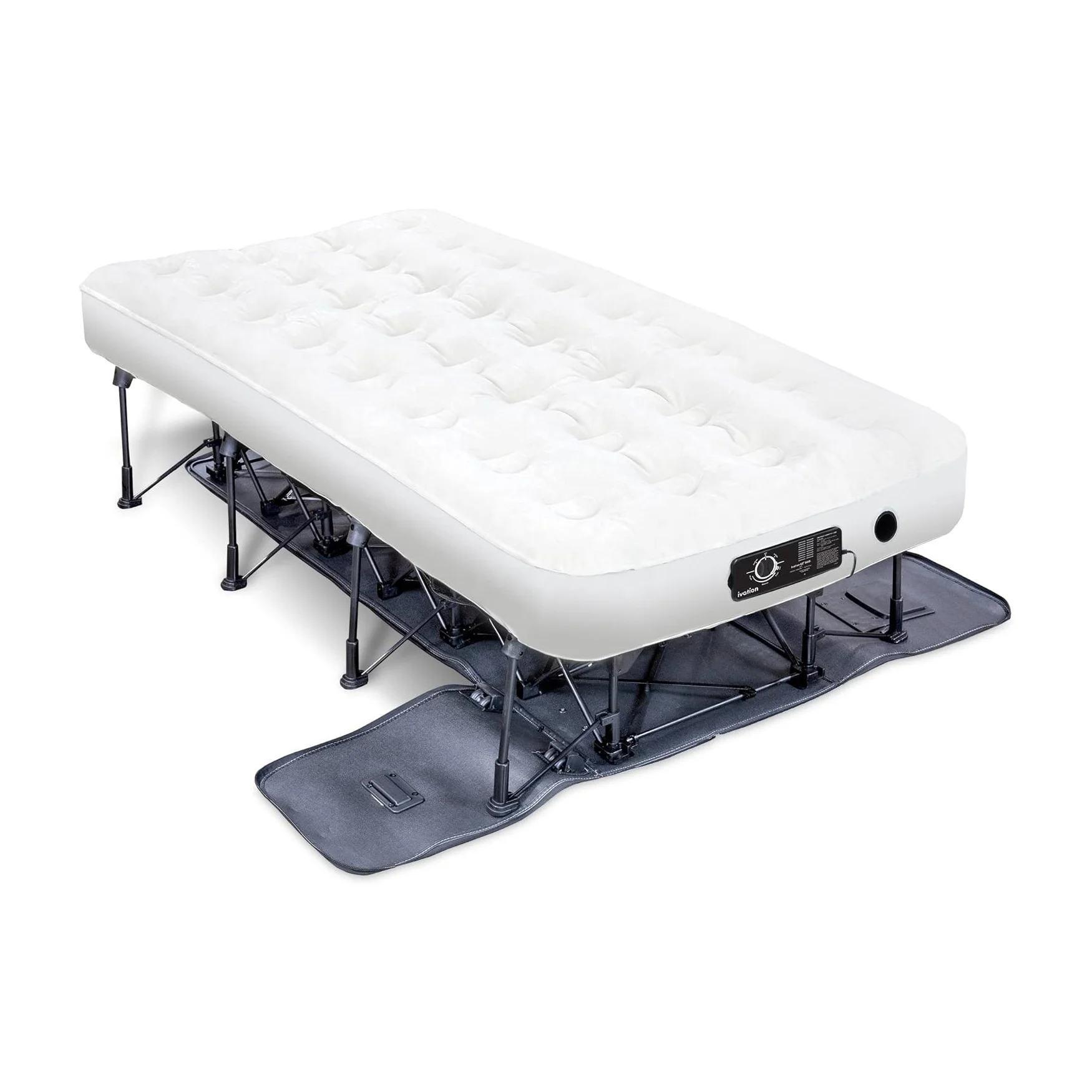

PVC Flocked Inflatable Mattress Thickened Adult Camping & Travel Sleeping Pad