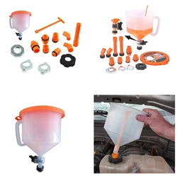 Radiator Funnel Burping kit Funnel for Filling Bottles Universal Fitment Aplicable to Any Vehicle Funnel for Auto D7YA