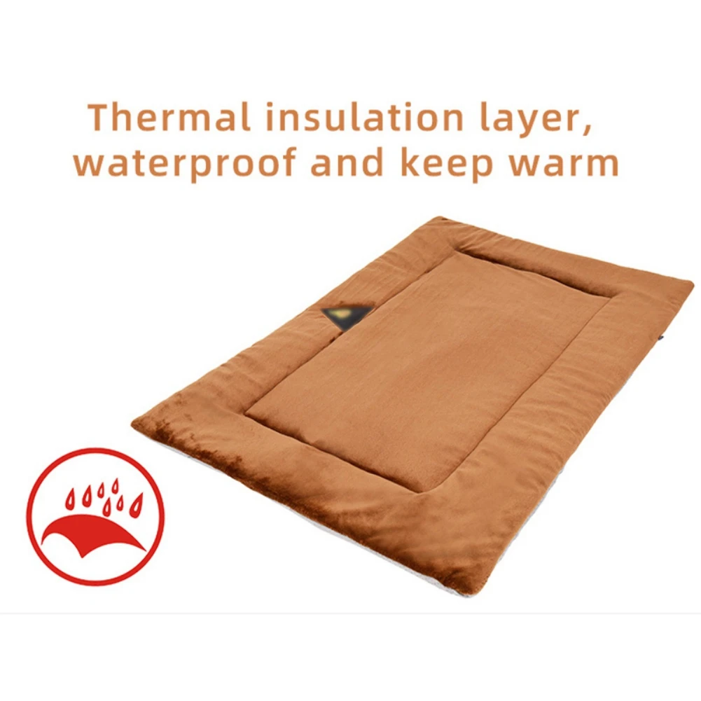 Winter Self Heating Pet Pads Blanket Puppy Pad Warming Cushion Mat for Cats Dogs Small Pets Warm Thermal Heat Reflecting Pad