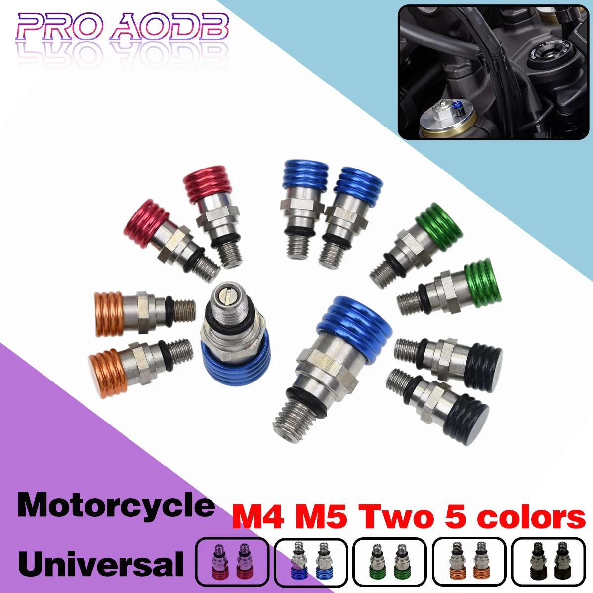 M4 M5 Fork Air Bleeder Valves For KTM EXC 300 SX 125 250 XC 350 450 690 Enduro R SMC R 990 Adventure For Husqvarna GASGAS BETA