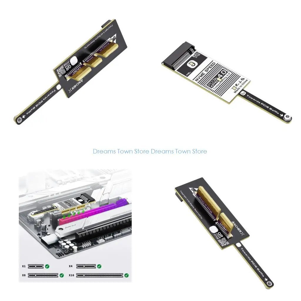 HX6A Fast Speed PCIe Converter Card For M.2 Drive Installation Efficient