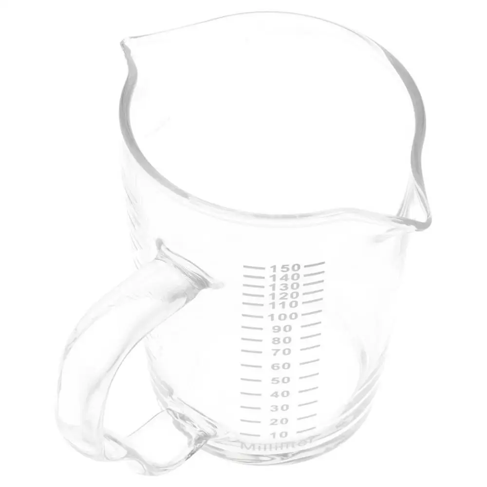 Serviceable Glass Glass Measuring Cup 70ml/100ml/150ml Kitchen Tool Espresso Measuring Cup Double Mouth Milk Cup Restaurant