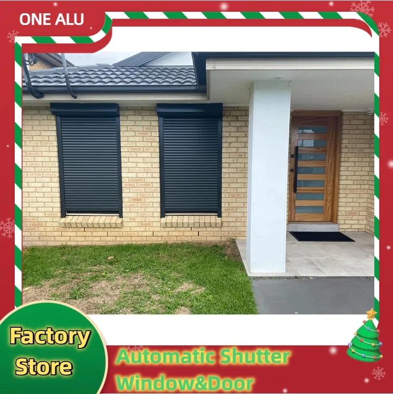 Advance Automatic Roll Up and Down Windows Aluminum Alloy Roller Shutter Window for Residential / House / Mall