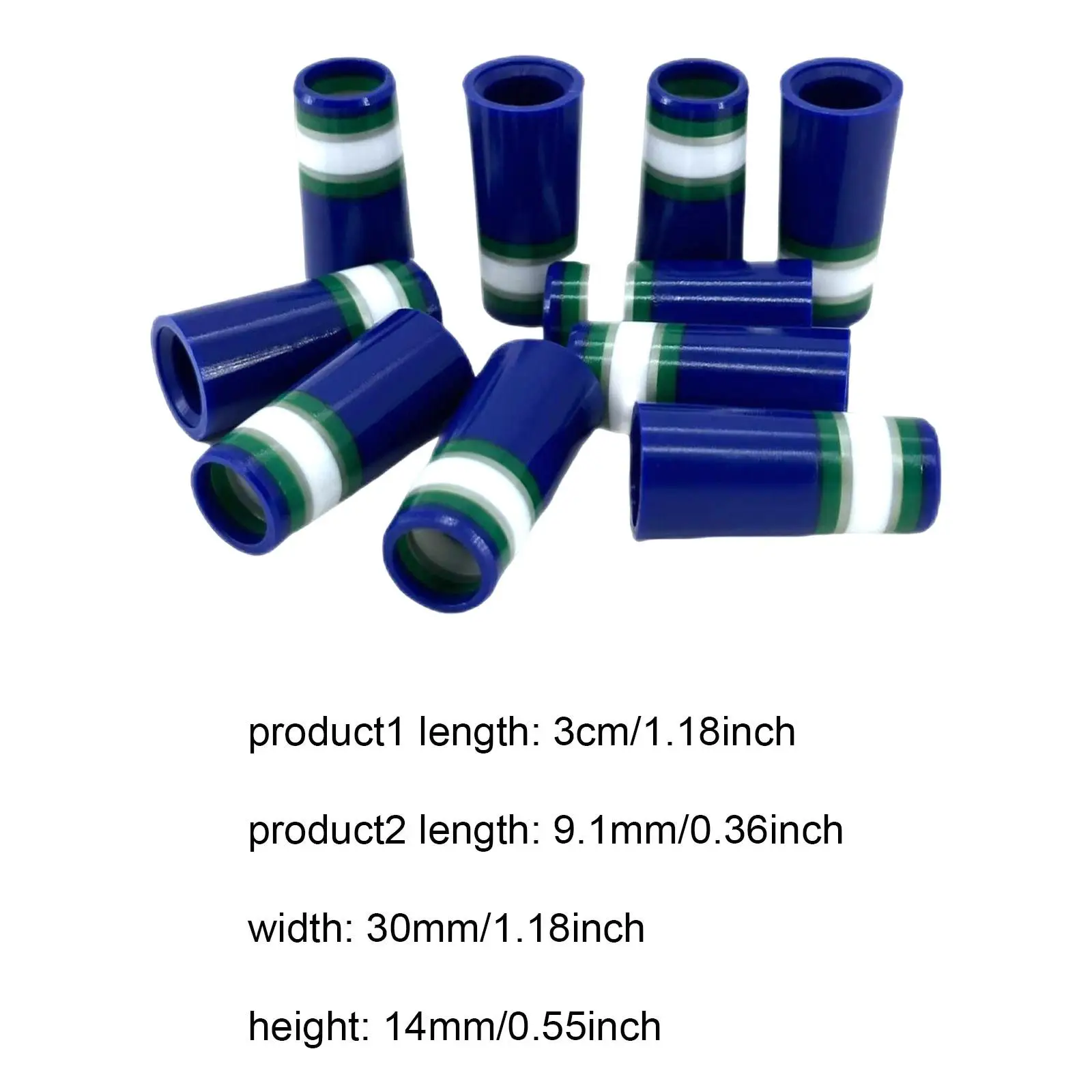 Shock Absorbing Golf Ferrule 355 Size Replacement Sleeves Pro Portable for Wedge Shaft Club Tuning