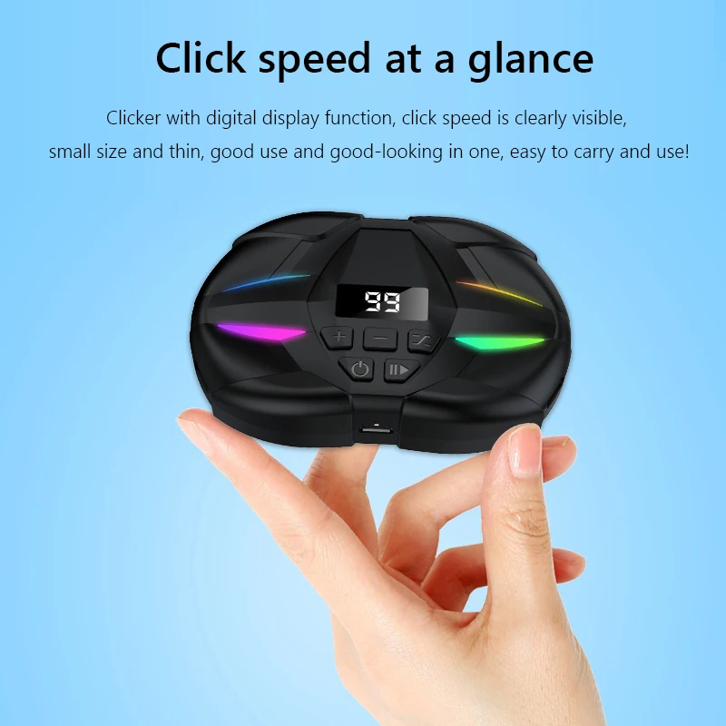 Phone Screen Auto Clicker Smart Physical Click Continuous Simulation Finger Auto Point Device Universal for Live Broadcast