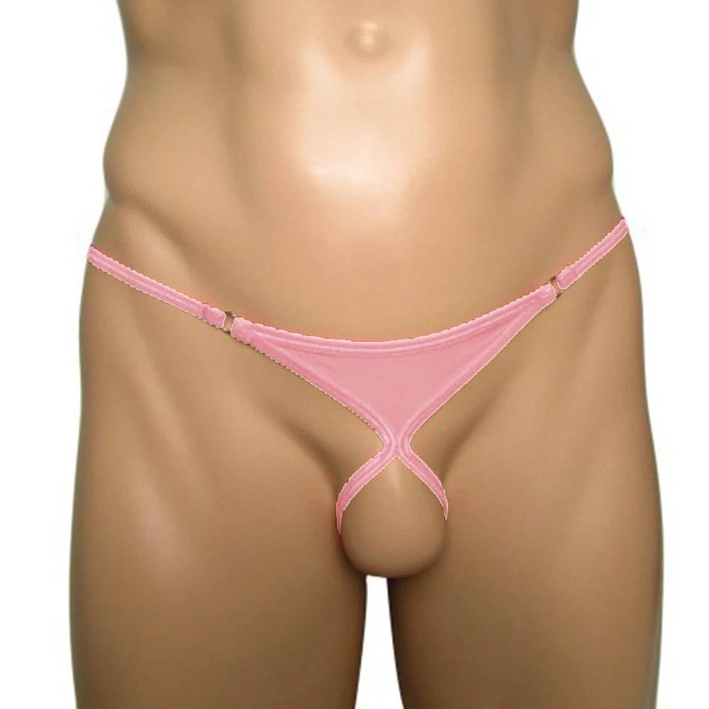 Soft Breathable Thongs Strings Bikini Briefs Underwear Cuecas Tanga Underpants Erotic Lingerie Gay Hombre O Ring