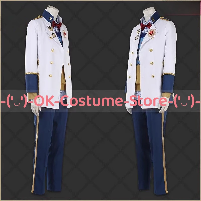 [Customized Size] Twisted Wonderland Neige Lubanche Snow White Prince Cosplay Costume Game Outfit Halloween Party Uniform Suit