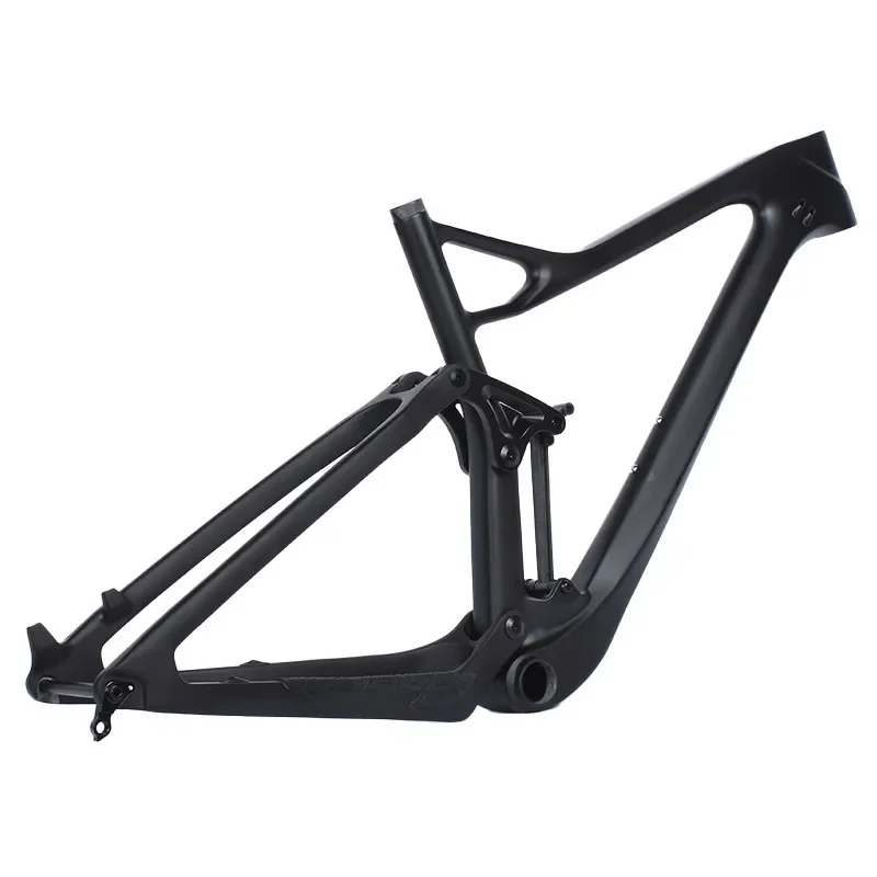 Carbon fiber mountain shock absorber soft tail bicycle frame 29 inch 27.5 inch 142plus/148boost barrel shaft