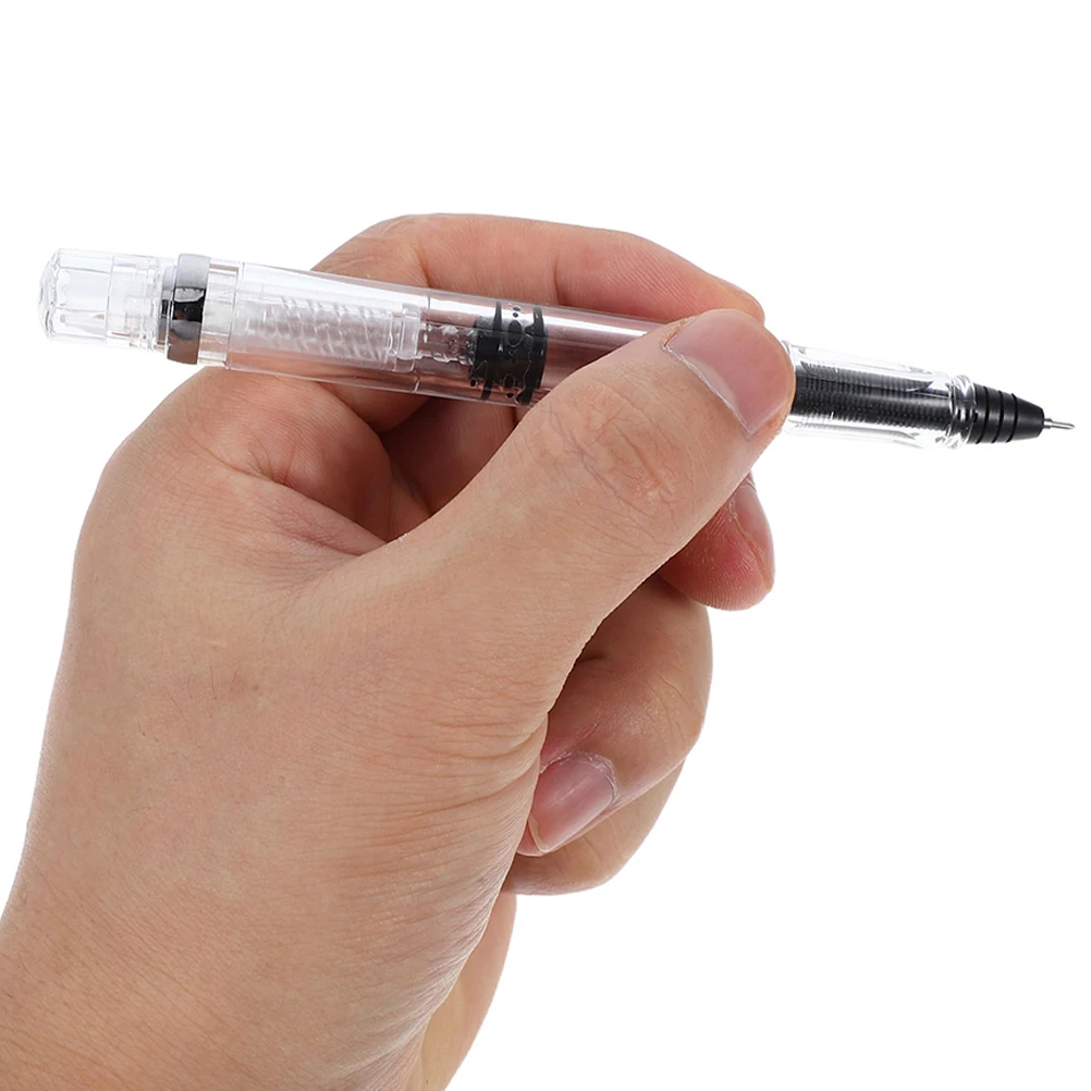 

3Pcs Retractable Gel Writing Pens Refillable Fine Point No Ink Included Comfortable Grip for Office School Home