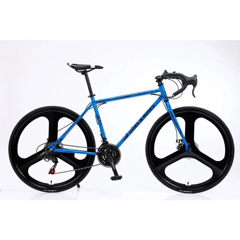 

Factory Supply OEM 700C 21Speed Roadbike With High Carbon Steel Frame And Three Spoke Wheels Racing Bike For Adult