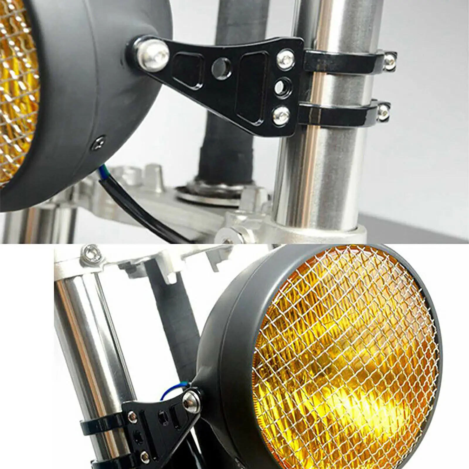 41 مللي متر شوكة أنابيب المصباح جبل قوس شوكة الأذن رئيس مصباح حامل لهوندا كاواساكي سوزوكي ياماها MP-1082