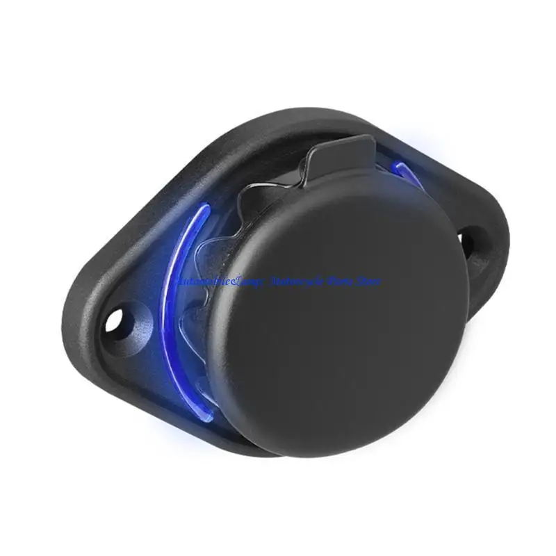 H7BD Car Chargers Socket Quick USB Type C Chargers Outlet Panel Power Adapter