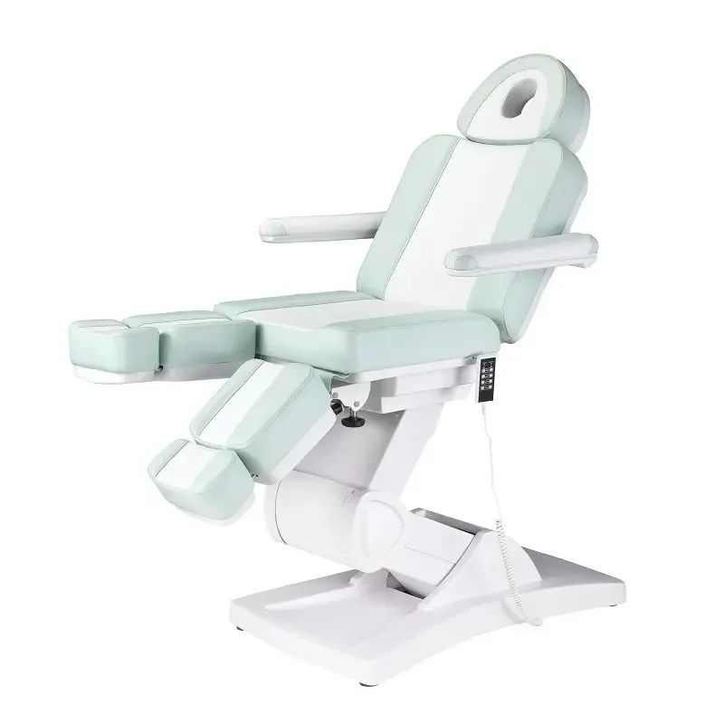 

Best Selling High Quality 4 Motor Beauty Bed, Color Can Be Customized Professional Beauty Shop Men Facial Massage Table