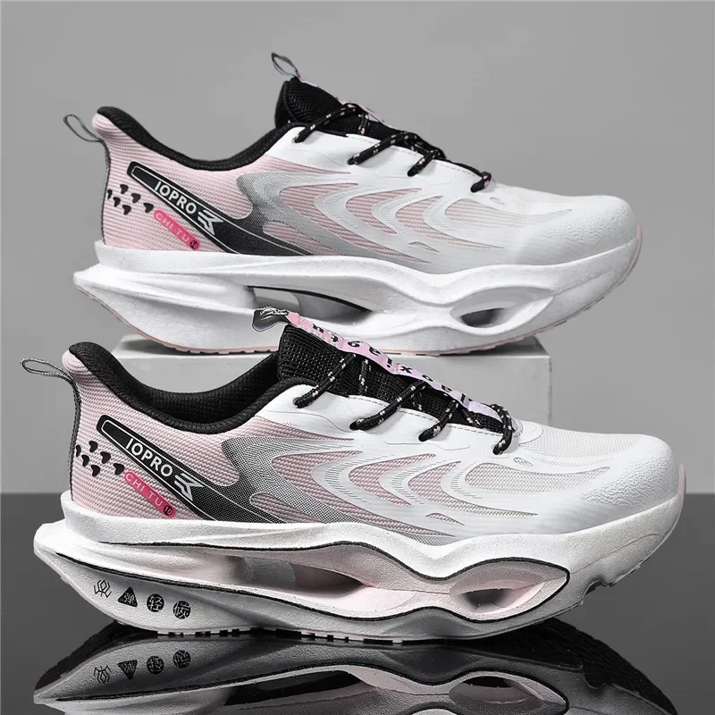Marathon Men Running Shoes Trainer Sneakers Carbon Board Sneakers Women Lightweight Breathable Sports Shoes Trend Athletic