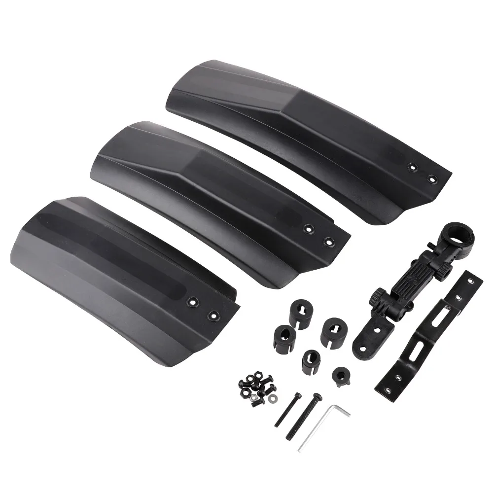 

1 Set Easy to Install Bicycle Fenders Plastic Front and Rear Bicycle Rain Shield Lightweight Bike Mud Guards Cycling Protection