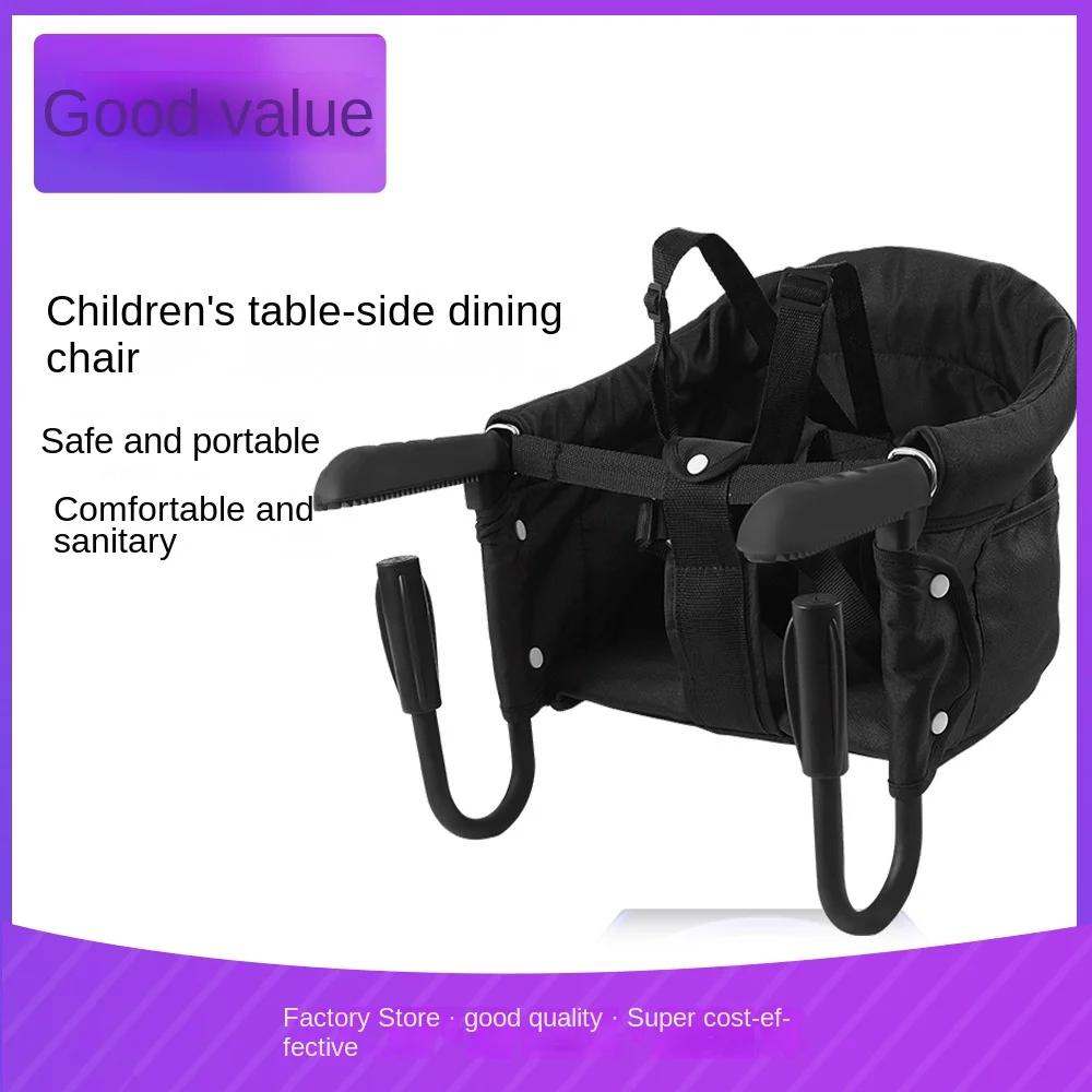 Orzbow Portable Baby Highchair Foldable Feeding Chair Seat Booster Safety Belt Dinning Hook-on Chair Harness Baby Seat For Table