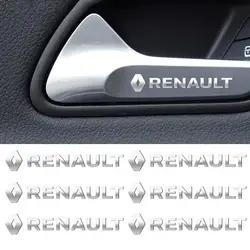 Car Metal Emblem Wiper Stickers Reflective Decor Decals for Renault Sport Duster Megane 2 3 Accessories