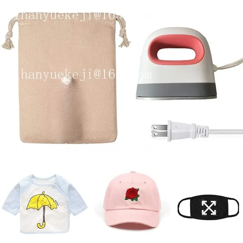 Mini portable heating of sublimation press DIY label bronzing machine, color random delivery