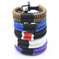 Multi Functional 4mm Paracord 550 Survival Braided Rescue Umbrella Rope for Men Women Camping Hiking Outdoor survival kits