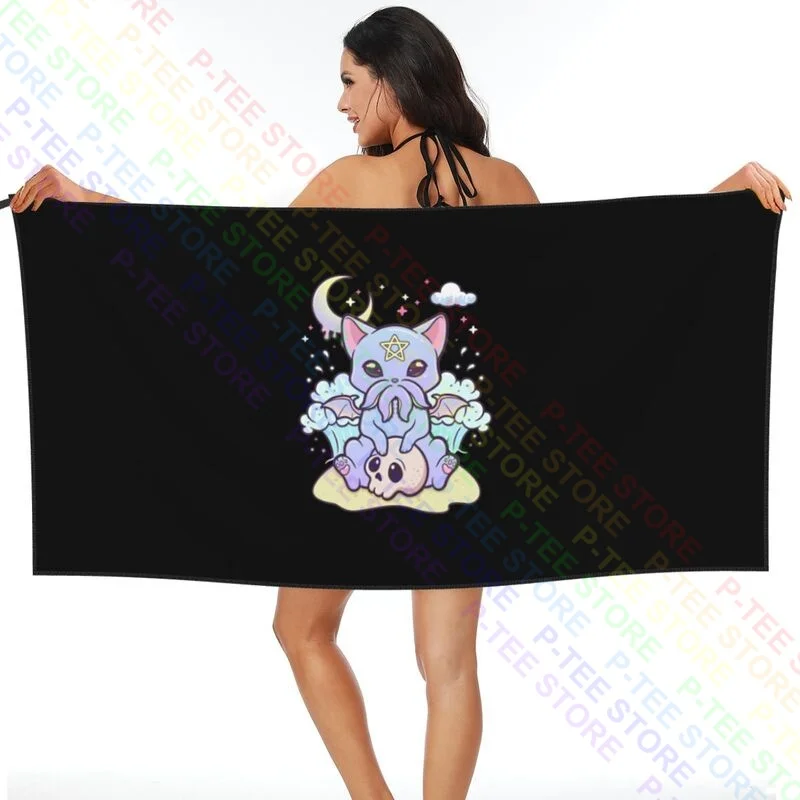 Kawaii Pastel Goth Cute Creepy Krampus Quick dry Towel Smooth Comfortable Personalized