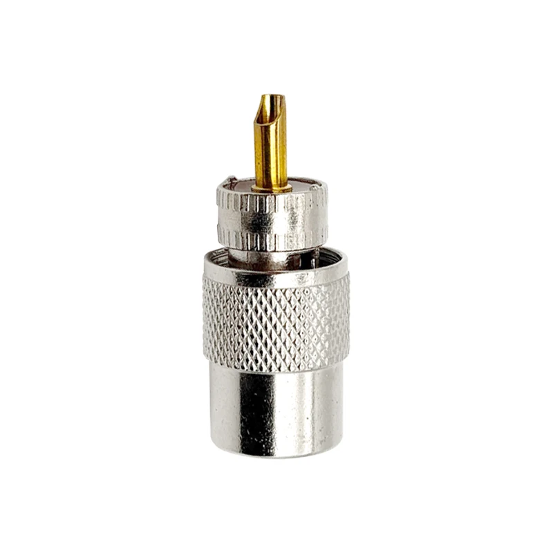 UHF Male Plug PL-259 Solder Connector for RG58 RG59 RG6U Cable Coaxial RF Adapter