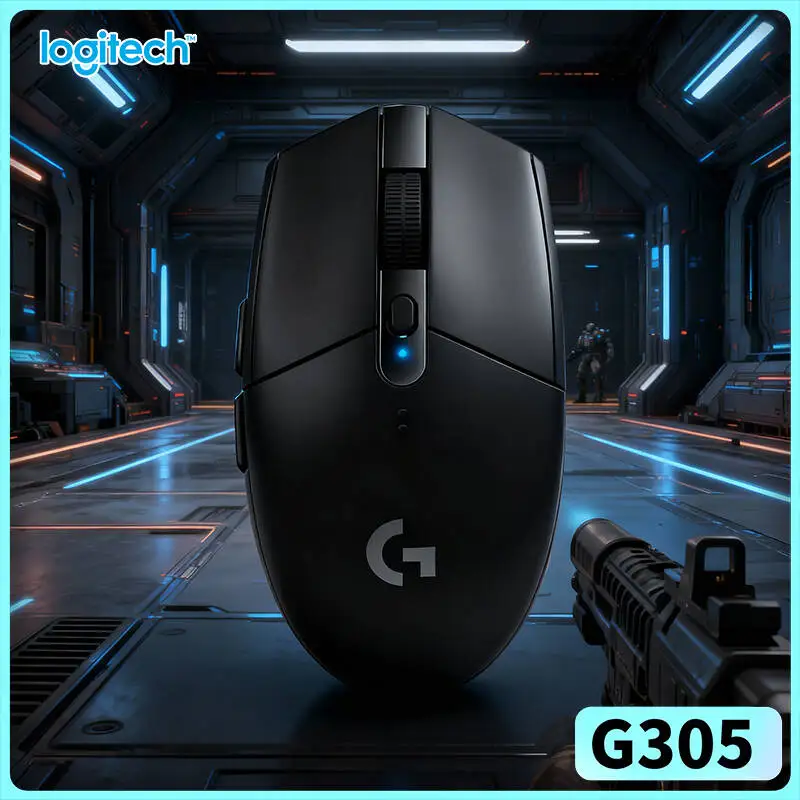 

Wireless Gaming Mouse Logitech G305, 12000 DPI HERO, 6 Programmable Buttons, 250hr Battery, 99g, PC Mac Laptop Gamers