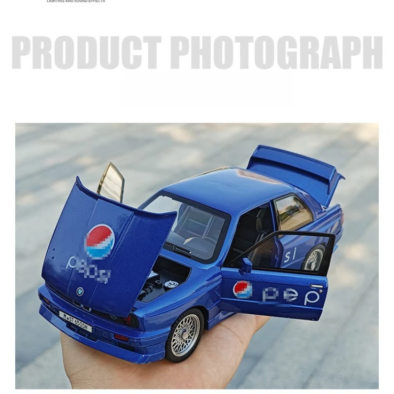 

Coke version BMW M3 alloy car model desktop ornament collection toy gift for boy-1:24