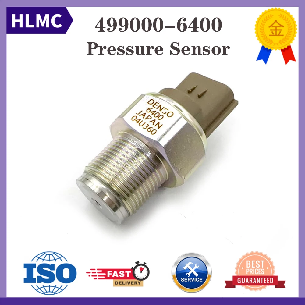 

Детали строительной техники Датчик давления топлива Common Rail 499000-6400 4990006400 Подходит для экскаватора 6HK1