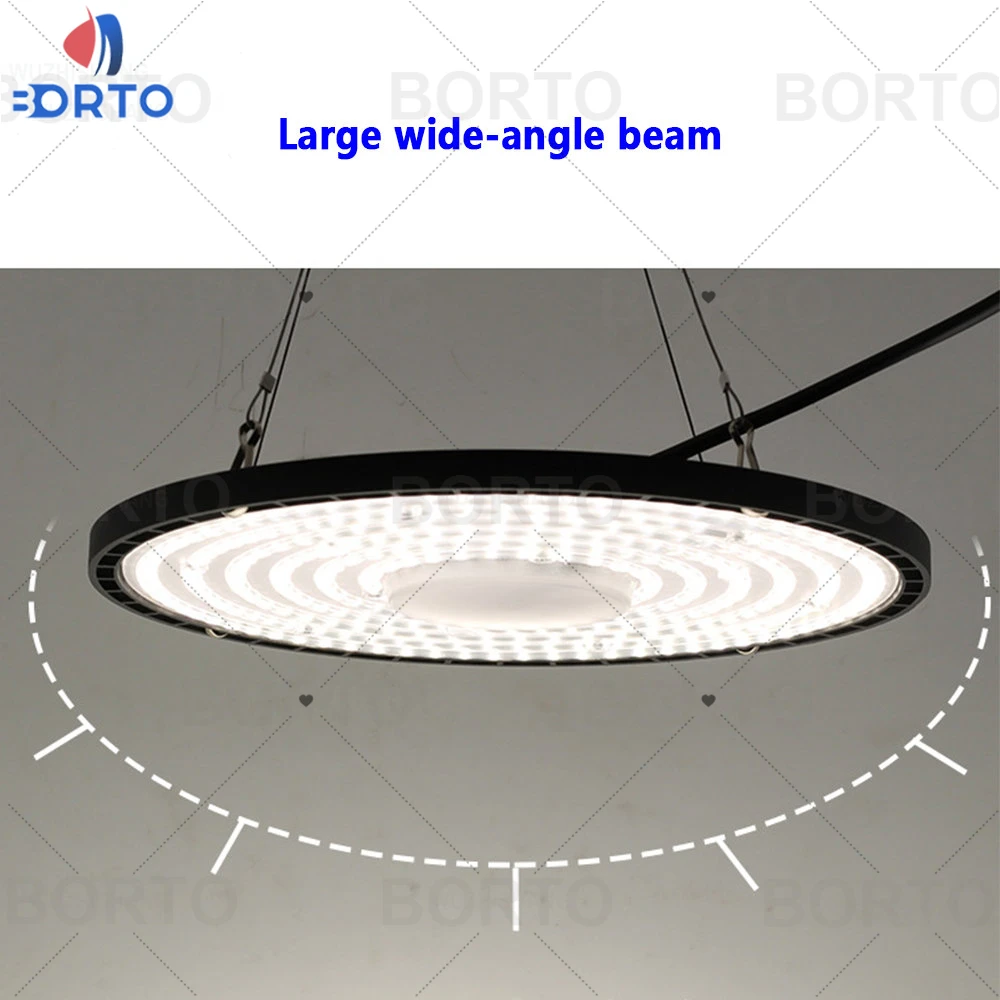 165V-265V 100W/150W/200W UFO Flying Saucer EU/AU/US Plug Light Workshop Chandelier Lighting Ceiling Factory Warehouse LED